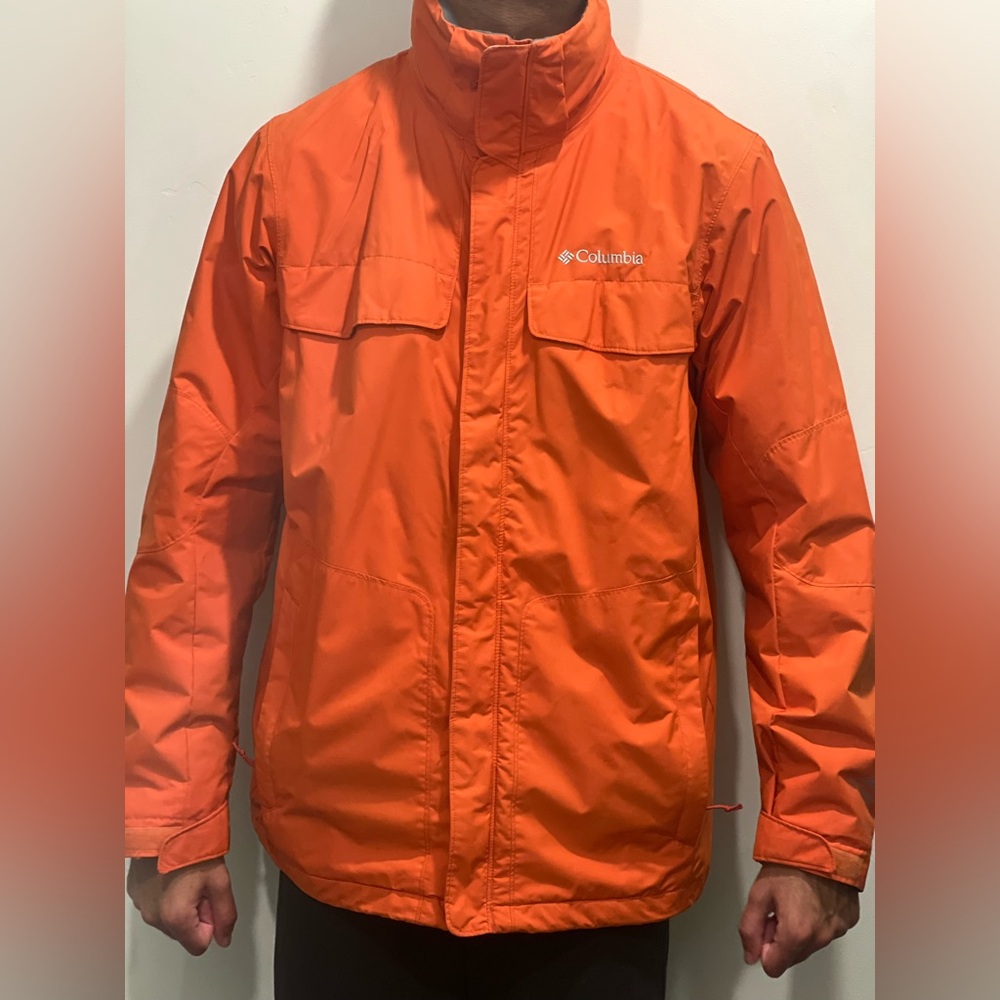 Columbia Men's Bugaboo Interchange Jacket Orange (no hood)